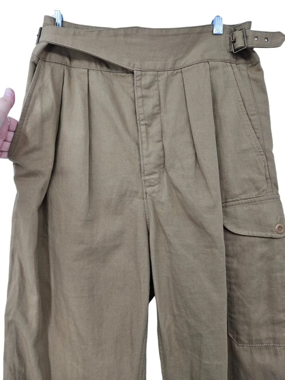 Banana Republic Heritage Explorer Pant Utilitarian Khaki Women Size 10 High Rise